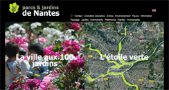 Desktop Screenshot of jardins.nantes.fr