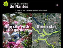 Tablet Screenshot of jardins.nantes.fr