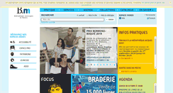 Desktop Screenshot of bm.nantes.fr