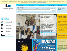Tablet Screenshot of bm.nantes.fr