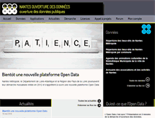 Tablet Screenshot of data.nantes.fr